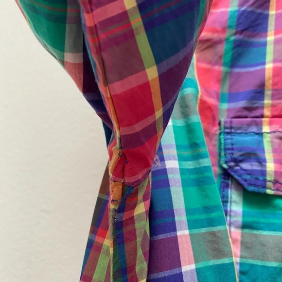 Tommy Hilfiger - Plaid Button Down Shirt Dress - Picture 6 of 9